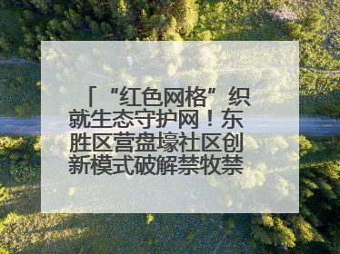 “红色网格”织就生态守护网！东胜区营盘壕社区创新模式破解禁牧禁垦难题