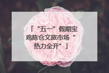 “五一”假期宝鸡陈仓文旅市场“热力全开”