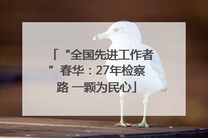 “全国先进工作者”春华：27年检察路 一颗为民心