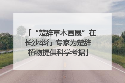 “楚辞草木画展”在长沙举行 专家为楚辞植物提供科学考据
