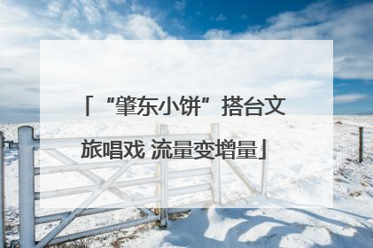 “肇东小饼”搭台文旅唱戏 流量变增量