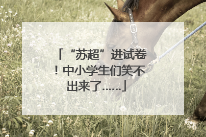 “苏超”进试卷！中小学生们笑不出来了……