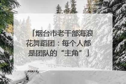 烟台市老干部海浪花舞蹈团：每个人都是团队的“主角”