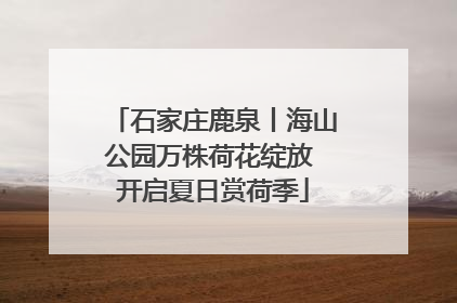 石家庄鹿泉丨海山公园万株荷花绽放 开启夏日赏荷季