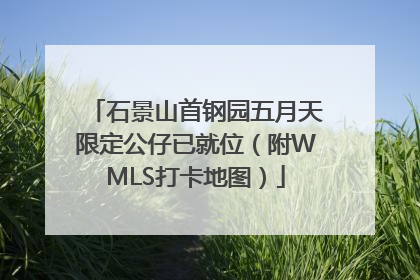石景山首钢园五月天限定公仔已就位（附WMLS打卡地图）