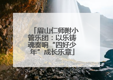 眉山仁师附小管乐团：以乐铸魂奏响“四好少年”成长乐章