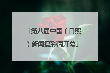 第八届中国（日照）新闻摄影周开幕