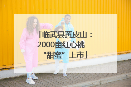 临武县黄皮山：2000亩红心桃“甜蜜”上市