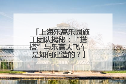上海乐高乐园施工团队揭秘：“搭搭”与乐高大飞车是如何建造的？