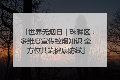 世界无烟日｜珠晖区：多维度宣传控烟知识 全方位共筑健康防线