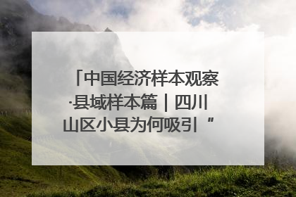 中国经济样本观察·县域样本篇｜四川山区小县为何吸引“村播”扎堆？