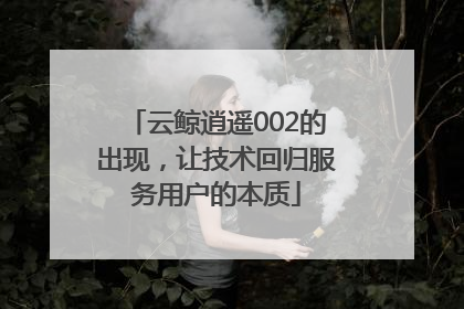 云鲸逍遥002的出现，让技术回归服务用户的本质