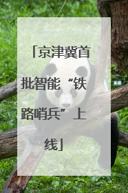 京津冀首批智能“铁路哨兵”上线