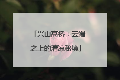 兴山高桥：云端之上的清凉秘境