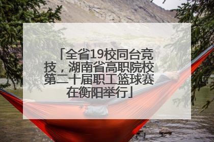 全省19校同台竞技，湖南省高职院校第二十届职工篮球赛在衡阳举行