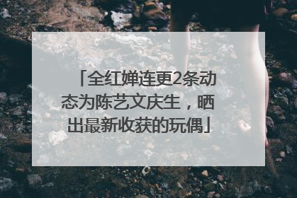 全红婵连更2条动态为陈艺文庆生，晒出最新收获的玩偶