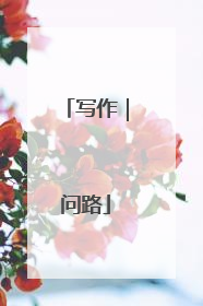 写作｜问路