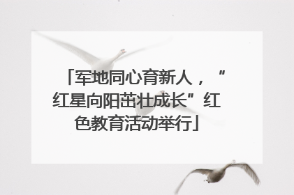 军地同心育新人，“红星向阳茁壮成长”红色教育活动举行