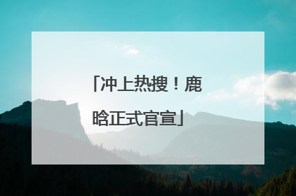冲上热搜！鹿晗正式官宣