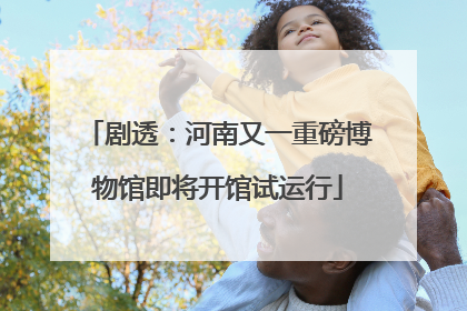剧透：河南又一重磅博物馆即将开馆试运行