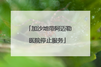 加沙地带阿迈勒医院停止服务