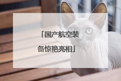 国产航空装备惊艳亮相