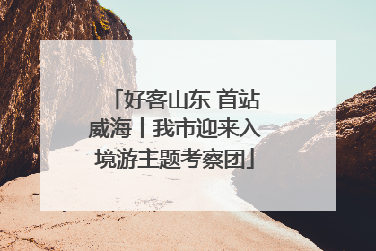 好客山东 首站威海丨我市迎来入境游主题考察团