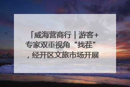 威海营商行｜游客+专家双重视角“找茬”，经开区文旅市场开展暑期前“体检”