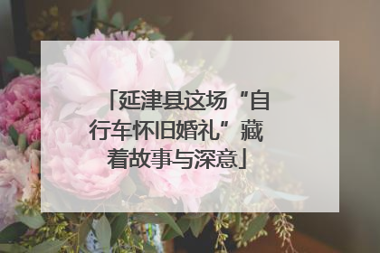 延津县这场“自行车怀旧婚礼”藏着故事与深意