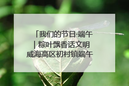 我们的节日·端午｜粽叶飘香话文明 威海高区初村镇端午系列活动亮点纷呈