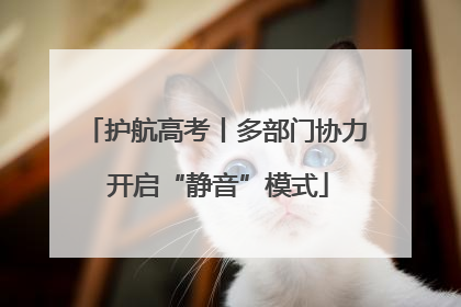 护航高考丨多部门协力 开启“静音”模式