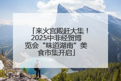 来火宫殿赶大集！2025中非经贸博览会“味道湖南”美食市集开启