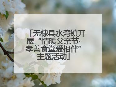 无棣县水湾镇开展“情暖父亲节·孝善食堂爱相伴”主题活动