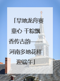 旱地龙舟赛童心 千粽飘香传古韵——河南多地花样迎端午