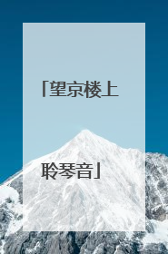 望京楼上聆琴音