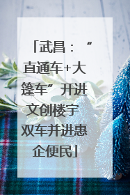 武昌：“直通车+大篷车”开进文创楼宇 双车并进惠企便民