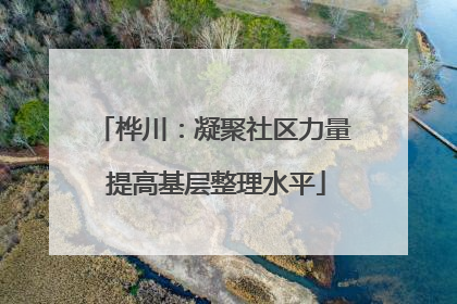 桦川：凝聚社区力量 提高基层整理水平