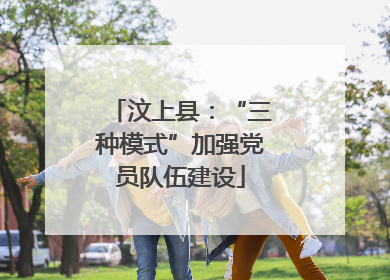 汶上县：“三种模式”加强党员队伍建设
