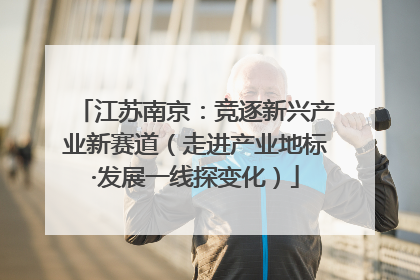 江苏南京：竞逐新兴产业新赛道（走进产业地标·发展一线探变化）