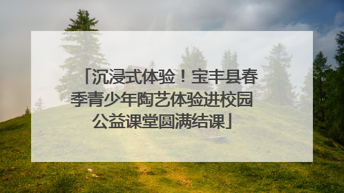 沉浸式体验！宝丰县春季青少年陶艺体验进校园公益课堂圆满结课