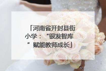 河南省开封县街小学：“银发智库”赋能教师成长