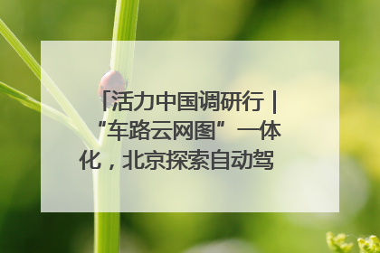 活力中国调研行｜“车路云网图”一体化，北京探索自动驾驶“加速度”