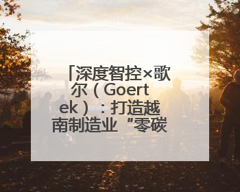 深度智控×歌尔（Goertek）：打造越南制造业“零碳”跃迁新标杆