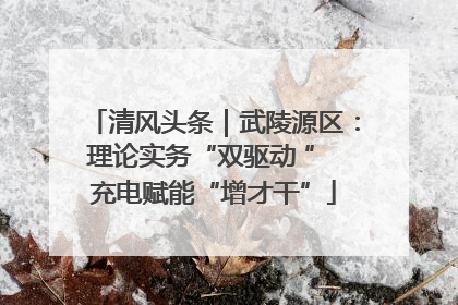 清风头条｜武陵源区：理论实务“双驱动 ” 充电赋能“增才干”
