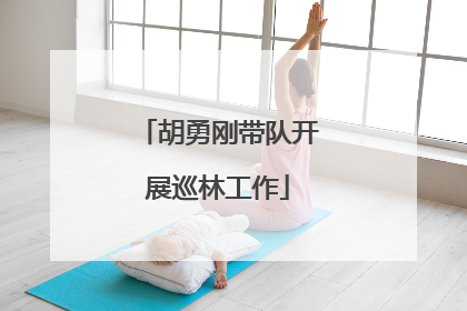 胡勇刚带队开展巡林工作
