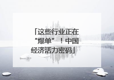 这些行业正在“爆单”！中国经济活力密码