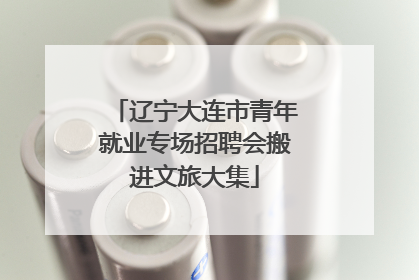 辽宁大连市青年就业专场招聘会搬进文旅大集