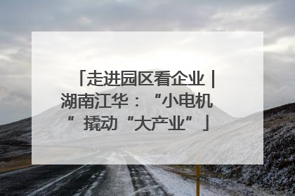 走进园区看企业｜湖南江华：“小电机”撬动“大产业”