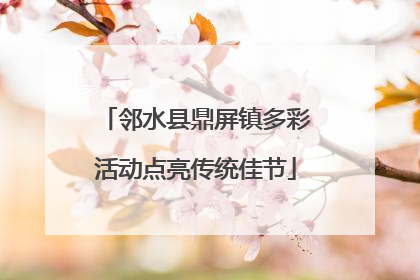 邻水县鼎屏镇多彩活动点亮传统佳节