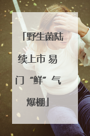 野生菌陆续上市 易门“鲜”气爆棚
